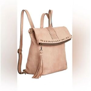 Patricia Nash Luzille Convertable Backpack Purse Pink